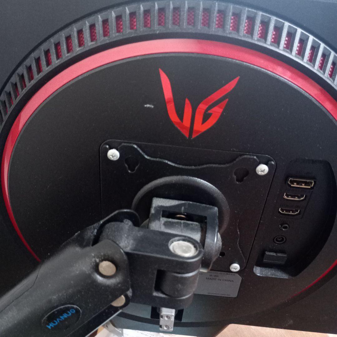 LG 24GN600-B ゲーミングモニター 24インチ アーム付