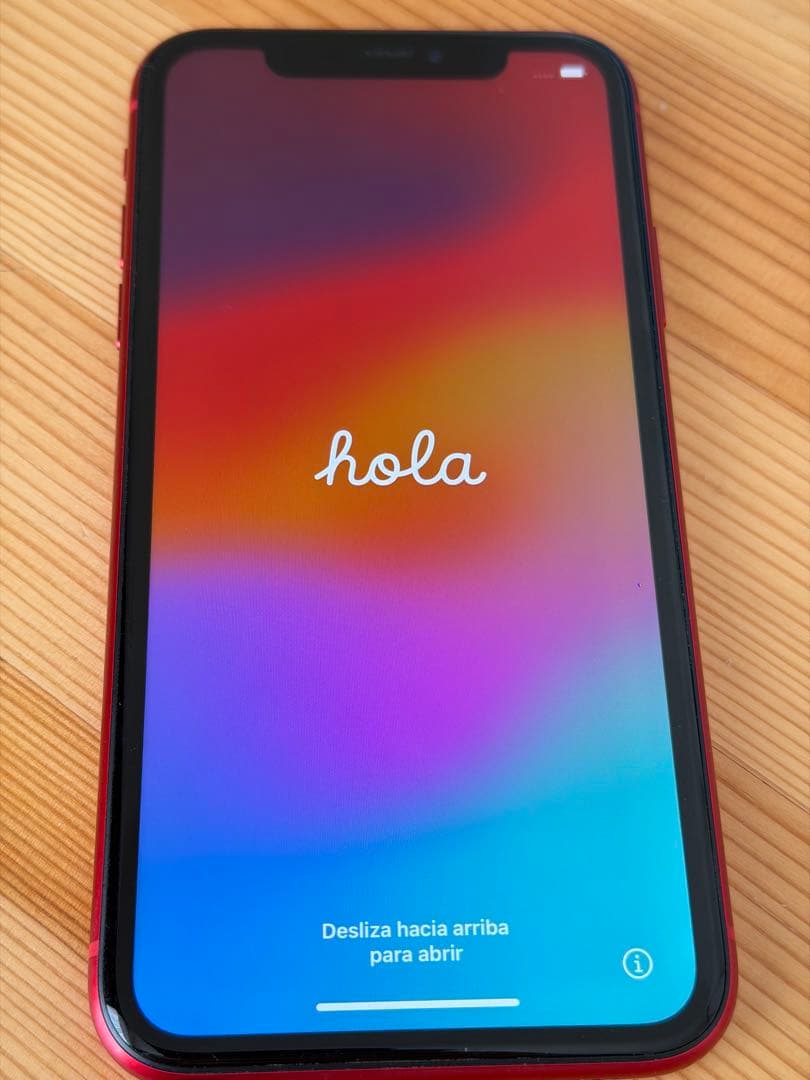 iPhone11 128GB RED simフリー