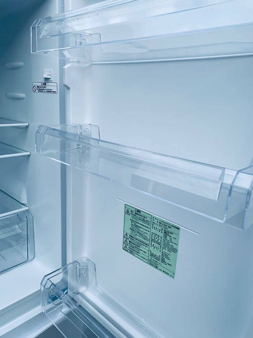 送料設置無料　ニトリ ノンフロン2ドアファン冷凍冷蔵庫　NR-230F WH