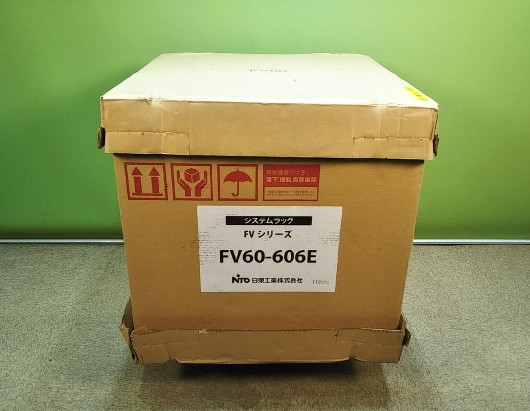 新品未使用　日東工業　FV60-606E　システムラック　サーバーラック　12U