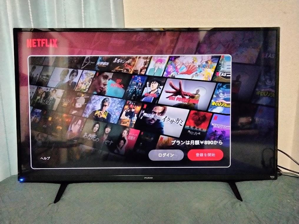 2023年製　横浜駅から３０Km以内は無料配送 43インチ４Kスマートテレビ