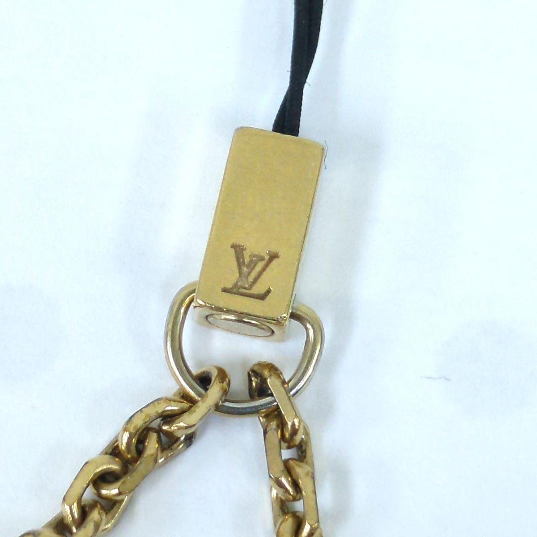 ルイヴィトン アクセソワール テレフォンヌ キューブ ストラップ ゴールド
