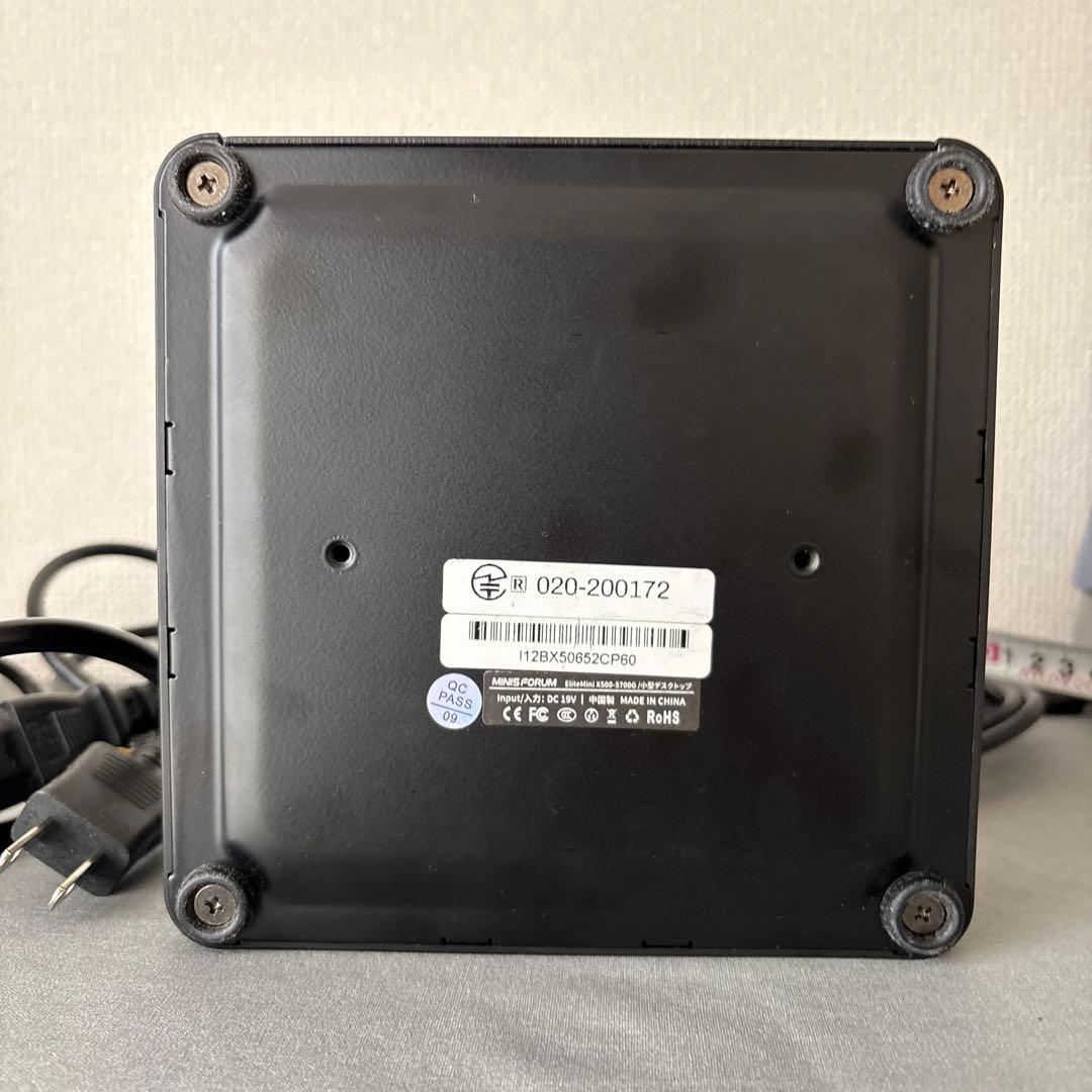 ミニPC MINISFORUM PC Ryzen64GB/ SSD500g/hdd2tb