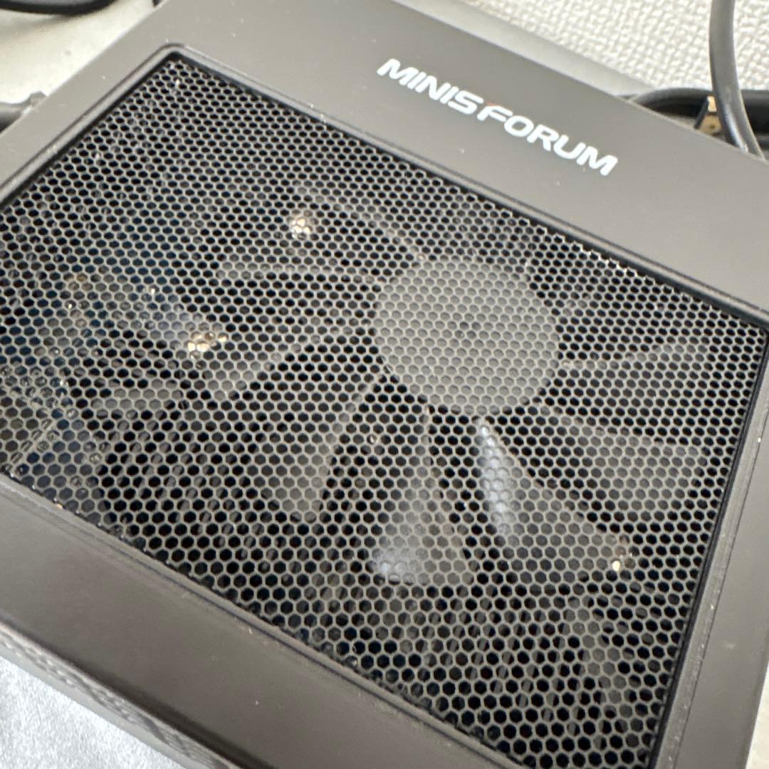 ミニPC MINISFORUM PC Ryzen64GB/ SSD500g/hdd2tb