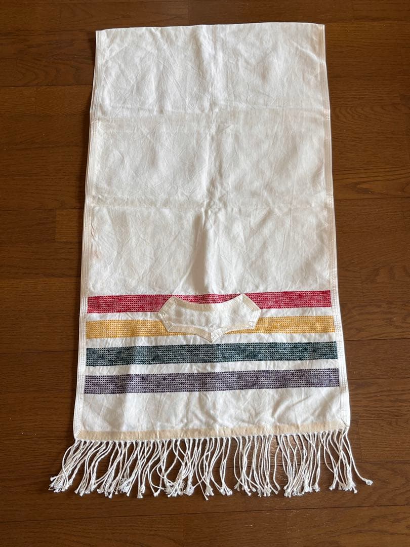 ナンバーナイン　シルクショール　ポケット付き　白　レア