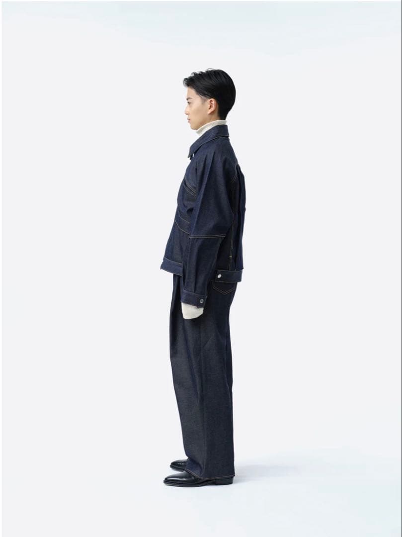 SUBLATIONS 2TUCK WIDE DENIM PANTS 0サイズ