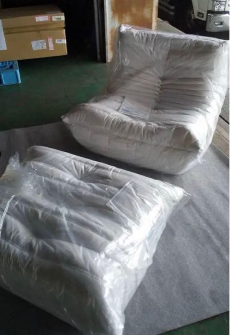 リーンロゼ　ホワイト　トーゴ　DENDEN パフ付き