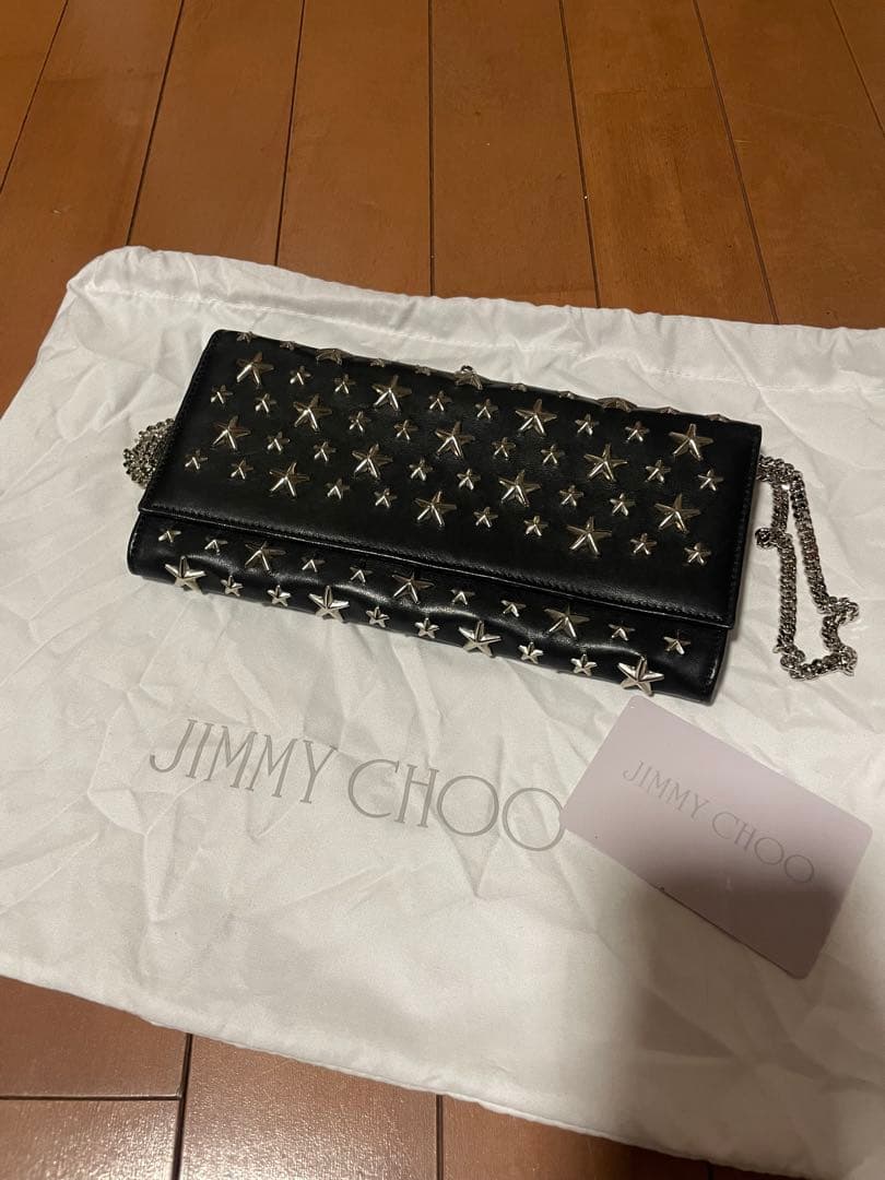 JIMMY CHOO チェーンウォレット
