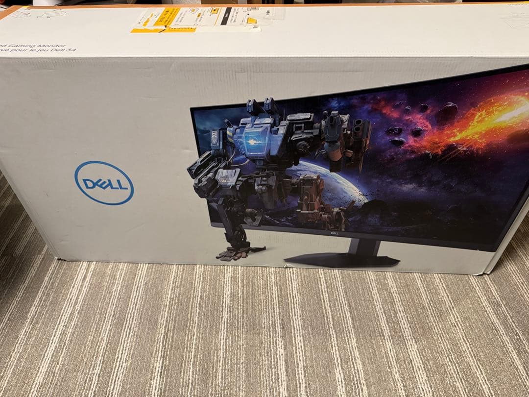 【中古】 Dell S3422DWG 34インチ 曲面 ゲーミングモニター