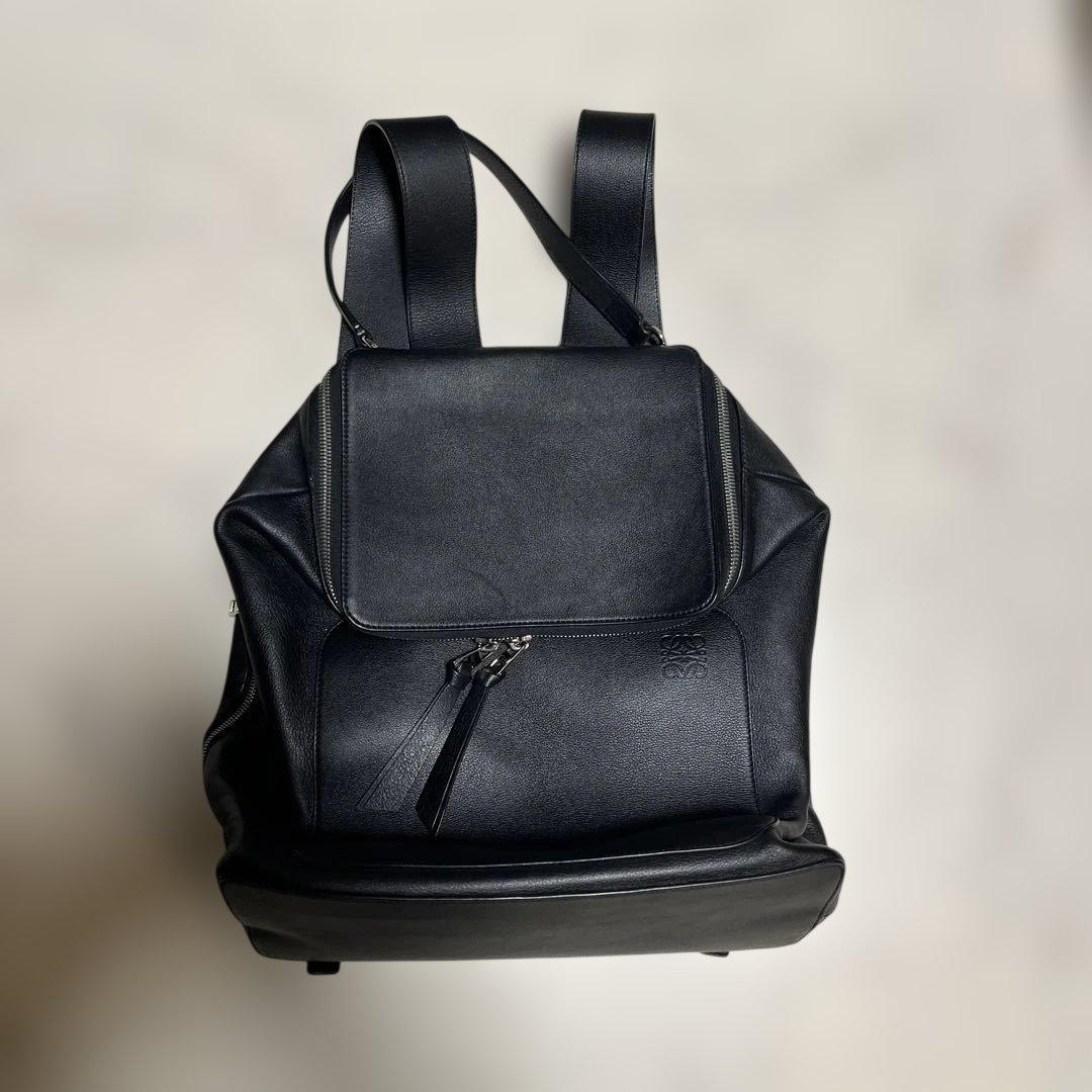 ロエベ バックパック　黒