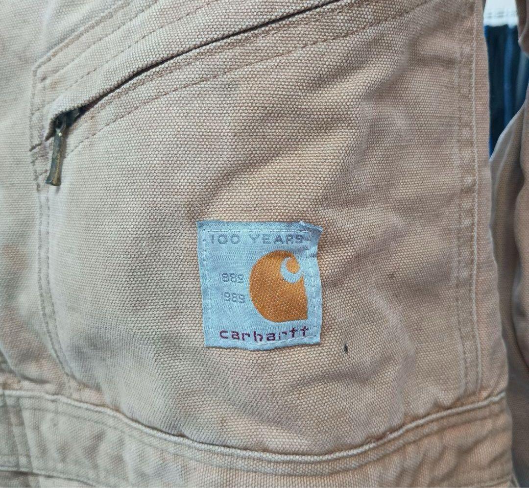 80'sUSAビンテージカーハート中綿ダック地オールインワンつなぎ100周年46