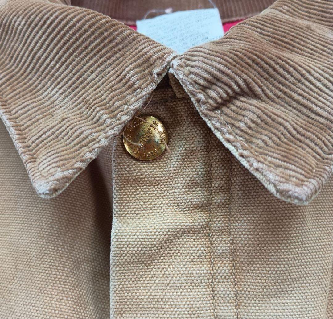 80'sUSAビンテージカーハート中綿ダック地オールインワンつなぎ100周年46