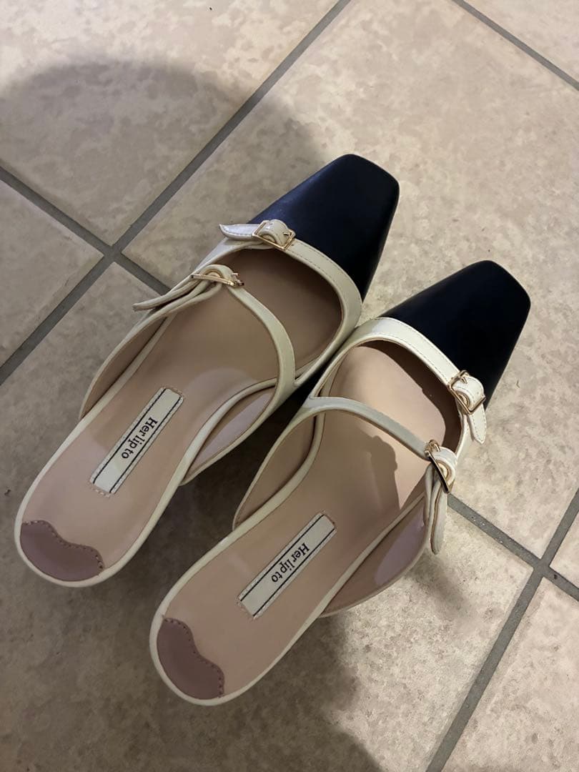 ⭐︎本日のみ⭐︎ハーリップトゥ　Mademoiselle Mules 39 25㎝