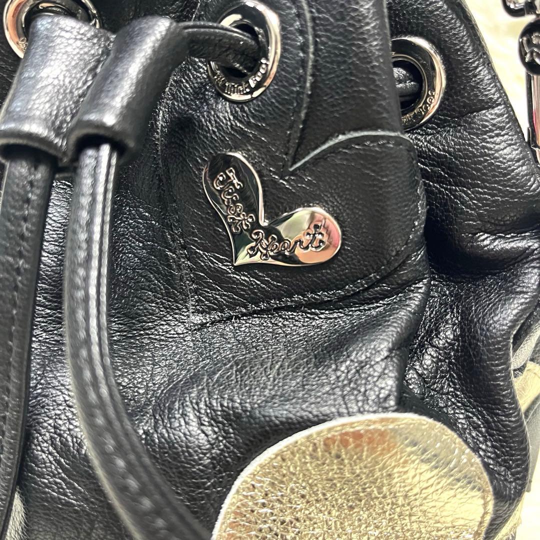 超希少 レア☆シンクビー ショルダーバッグ 巾着 2way レザー