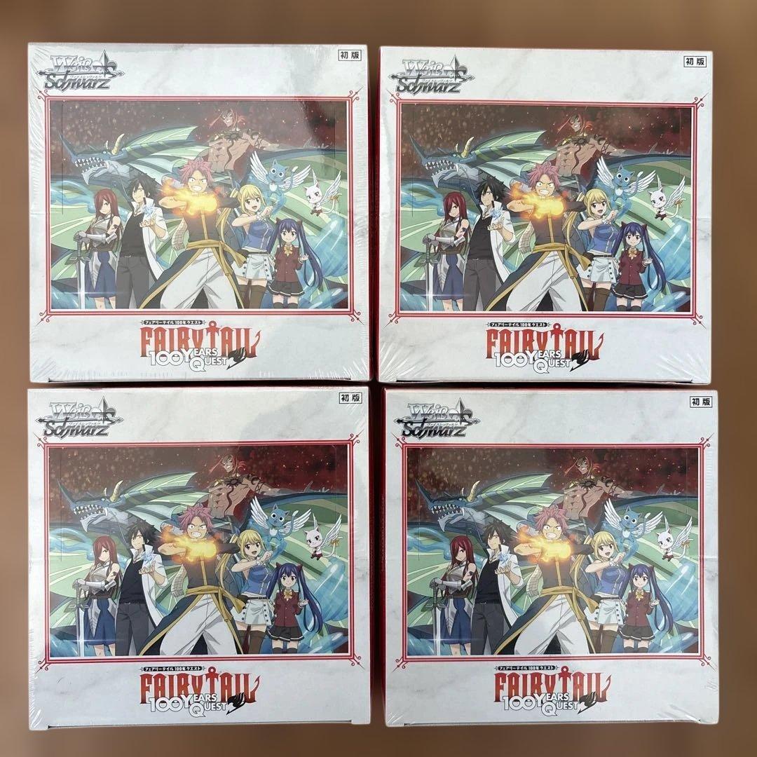 z　ヴァイスシュヴァルツ フェアリーテイル 100年　新品未開封4箱