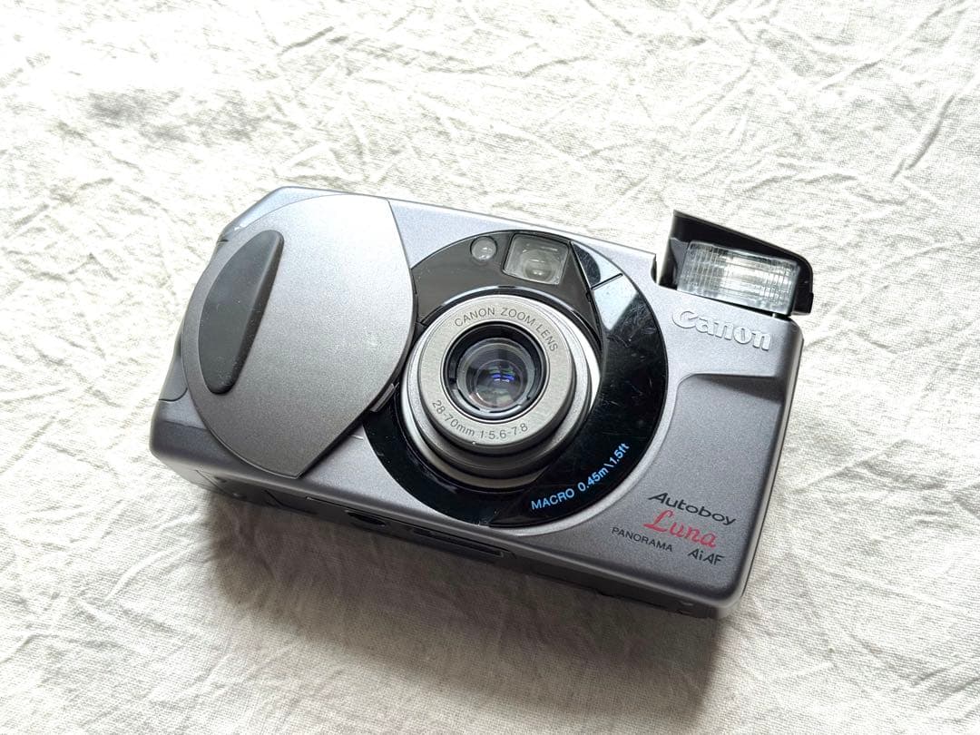 ⌘完動品！ 電池付き、作例あり！ Canon Autoboy Luna⌘