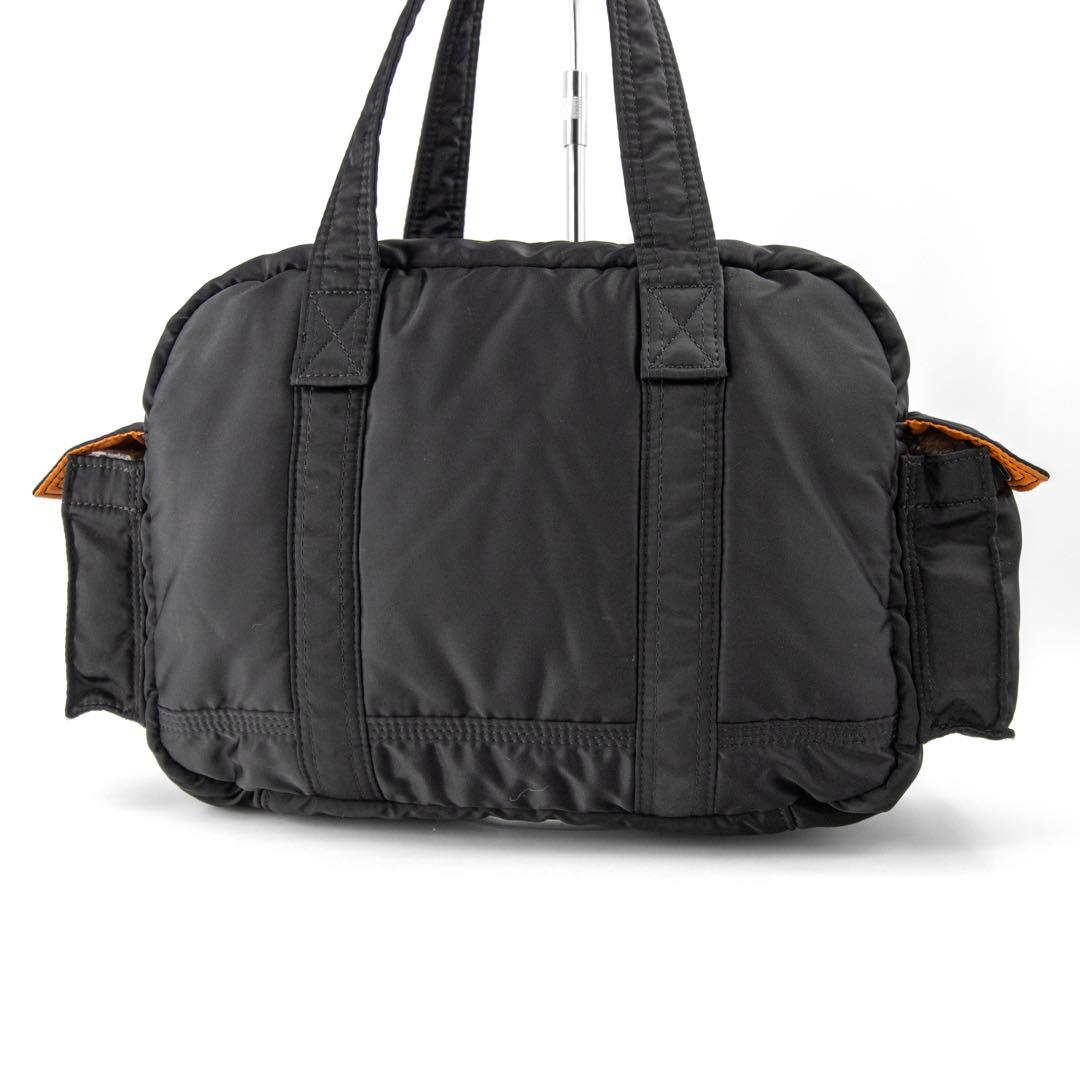 Z984【美品】ポーター／タンカー　ボストンバッグ　ダッフル　ナイロン　ブラック