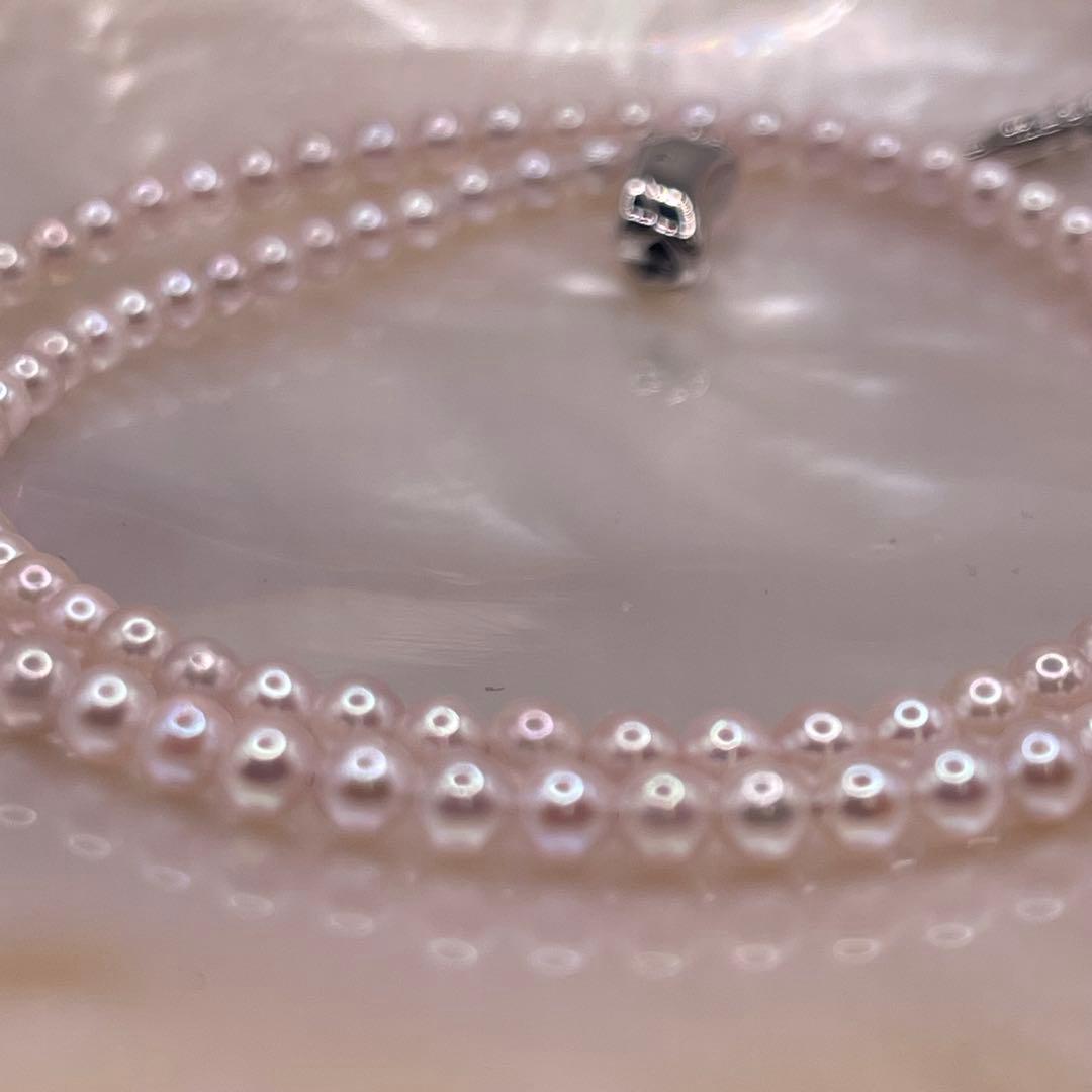 あこや真珠　彩凛珠のテリ　ベビーパール3.5-4㍉　ピンクベビー
