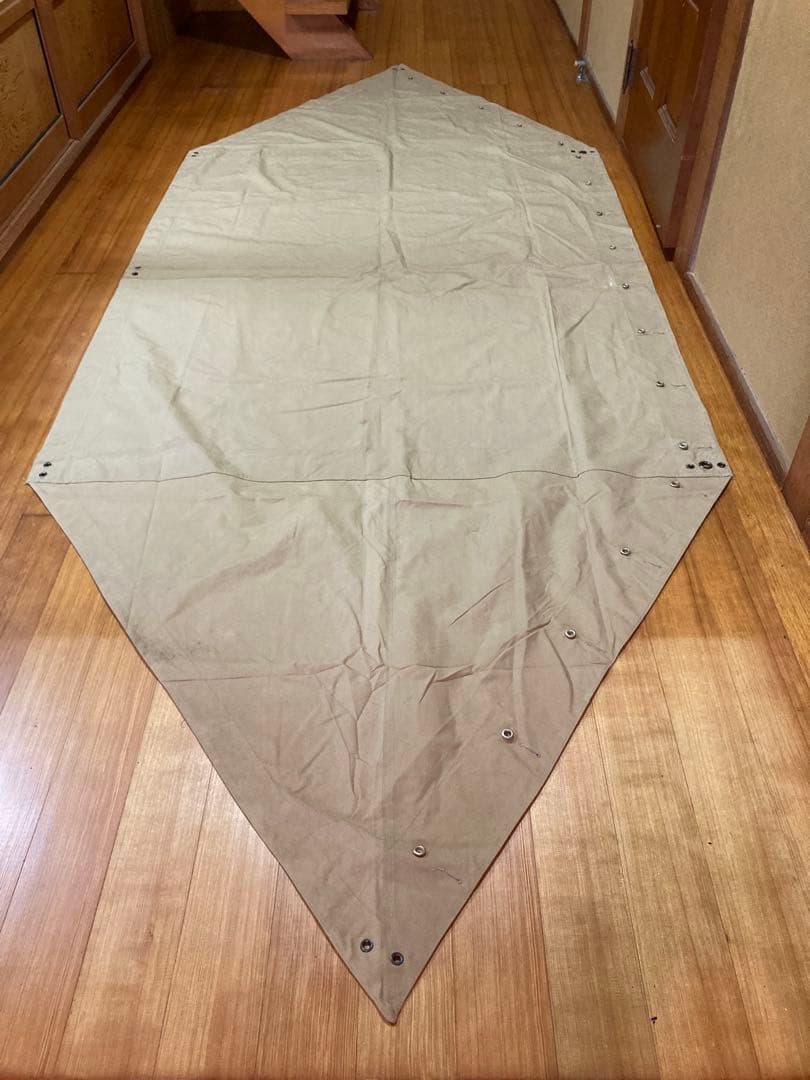 ！なーお！フランス軍 軍幕 2枚 パップテント デッドストック 未使用