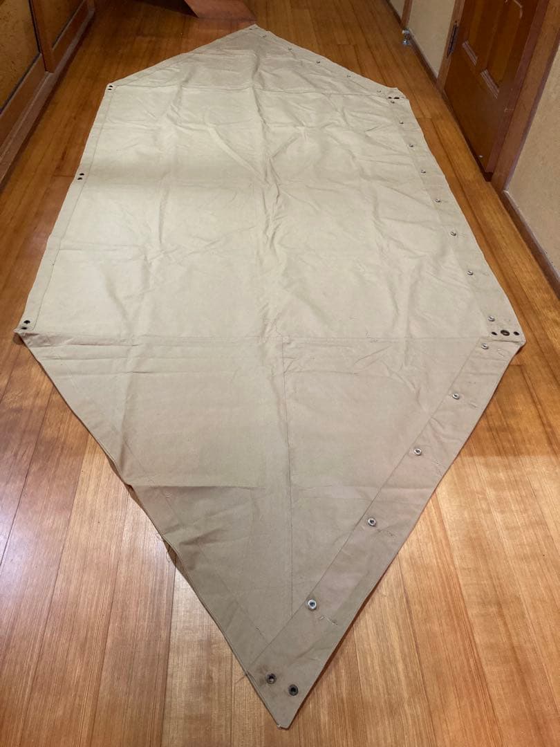 ！なーお！フランス軍 軍幕 2枚 パップテント デッドストック 未使用