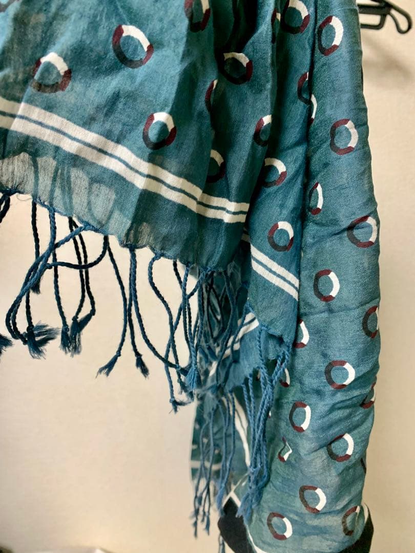 Dries Van Noten ドリスヴァンノッテン シルクストール マフラー