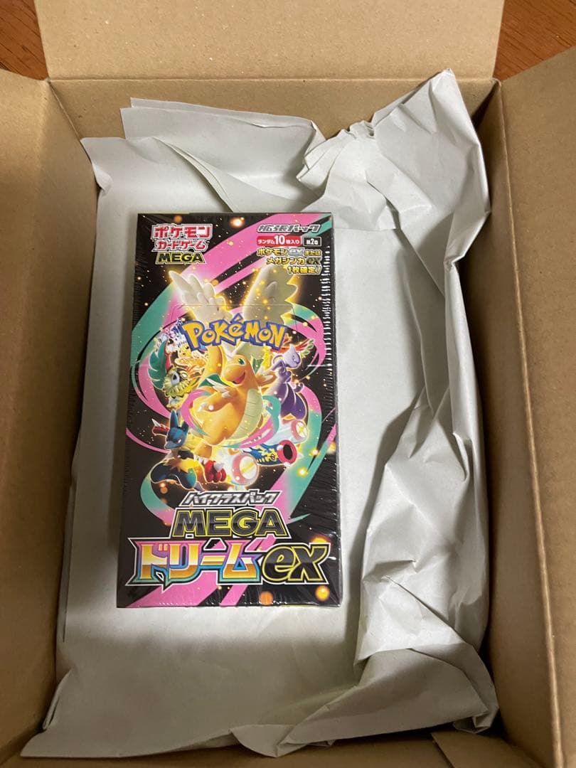 megaドリームex ポケモンカード　box シュリンク付き