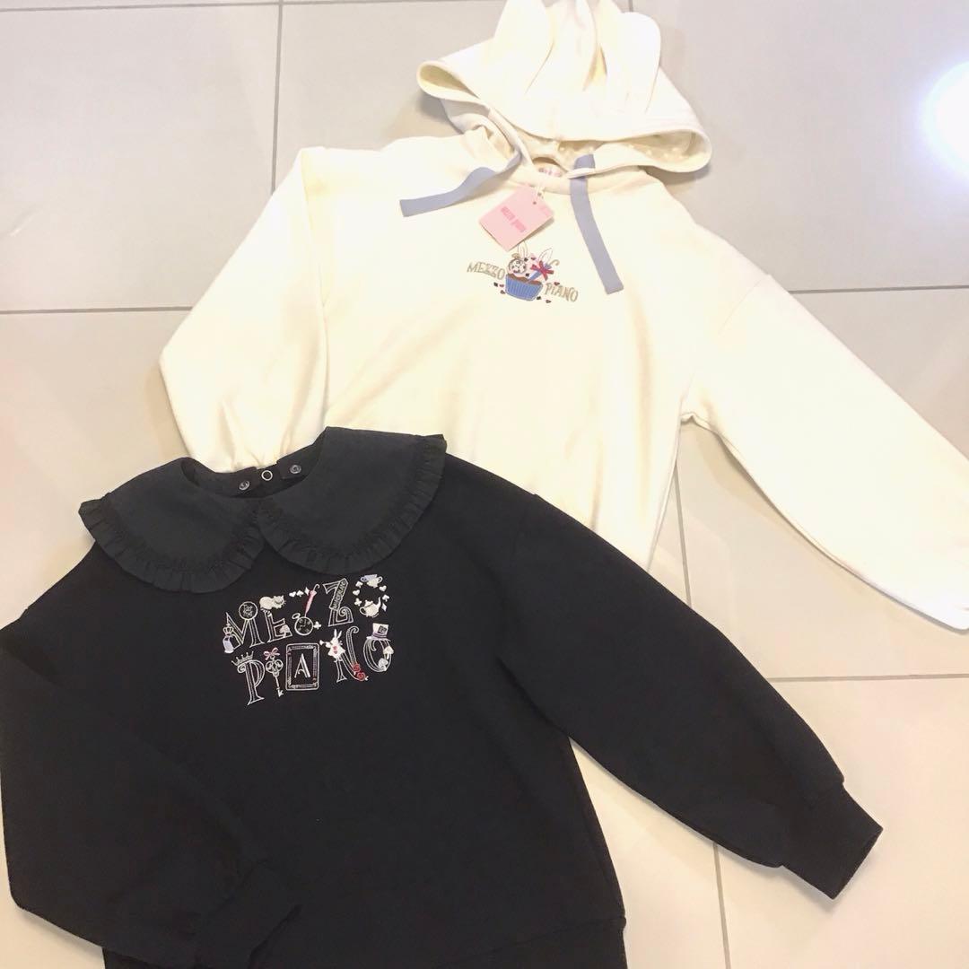 はな 極美品 メゾピアノ アリスコラボ トレーナー 140