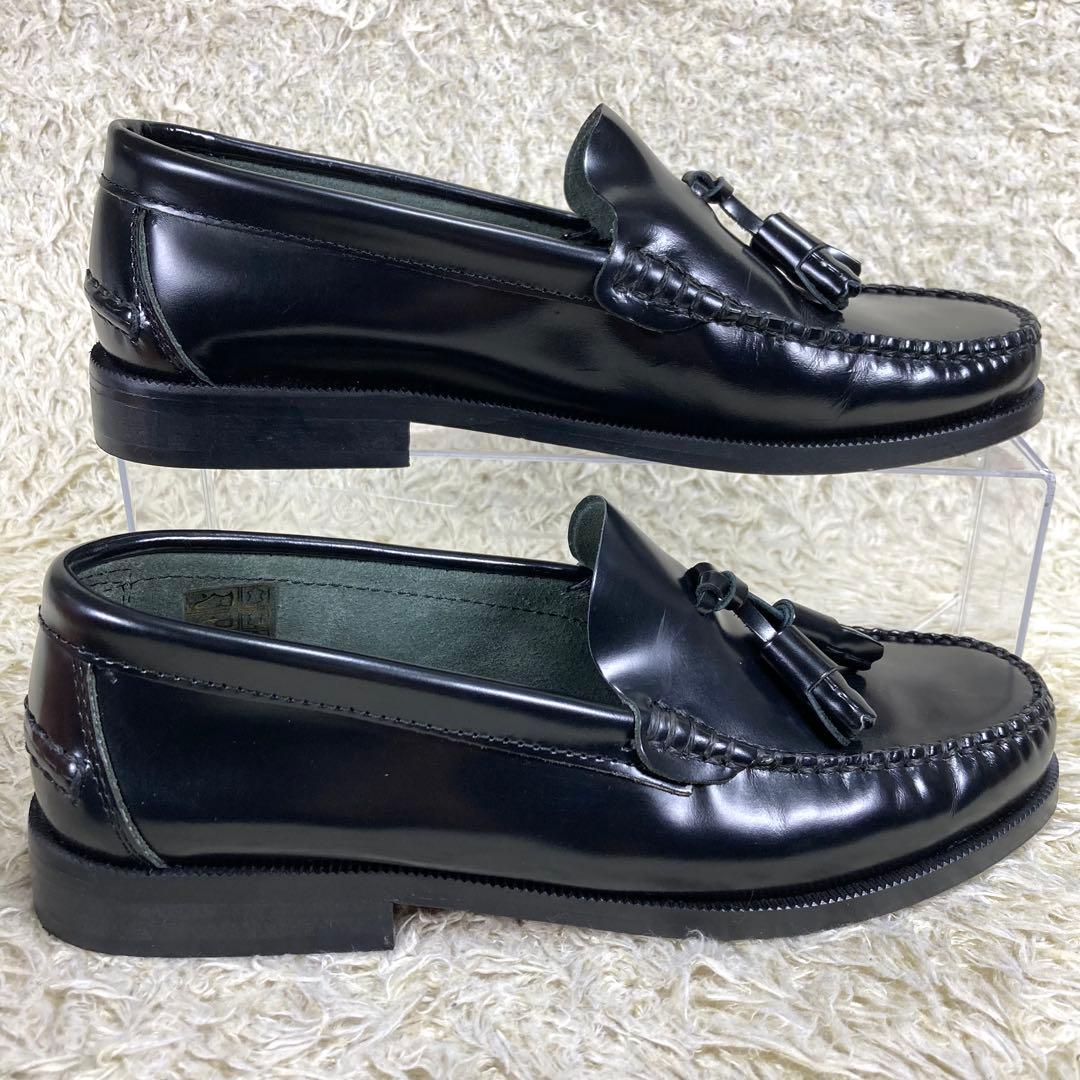 『未使用級』アルテサノス タッセルローファー ブラック レザー 革靴　23.5