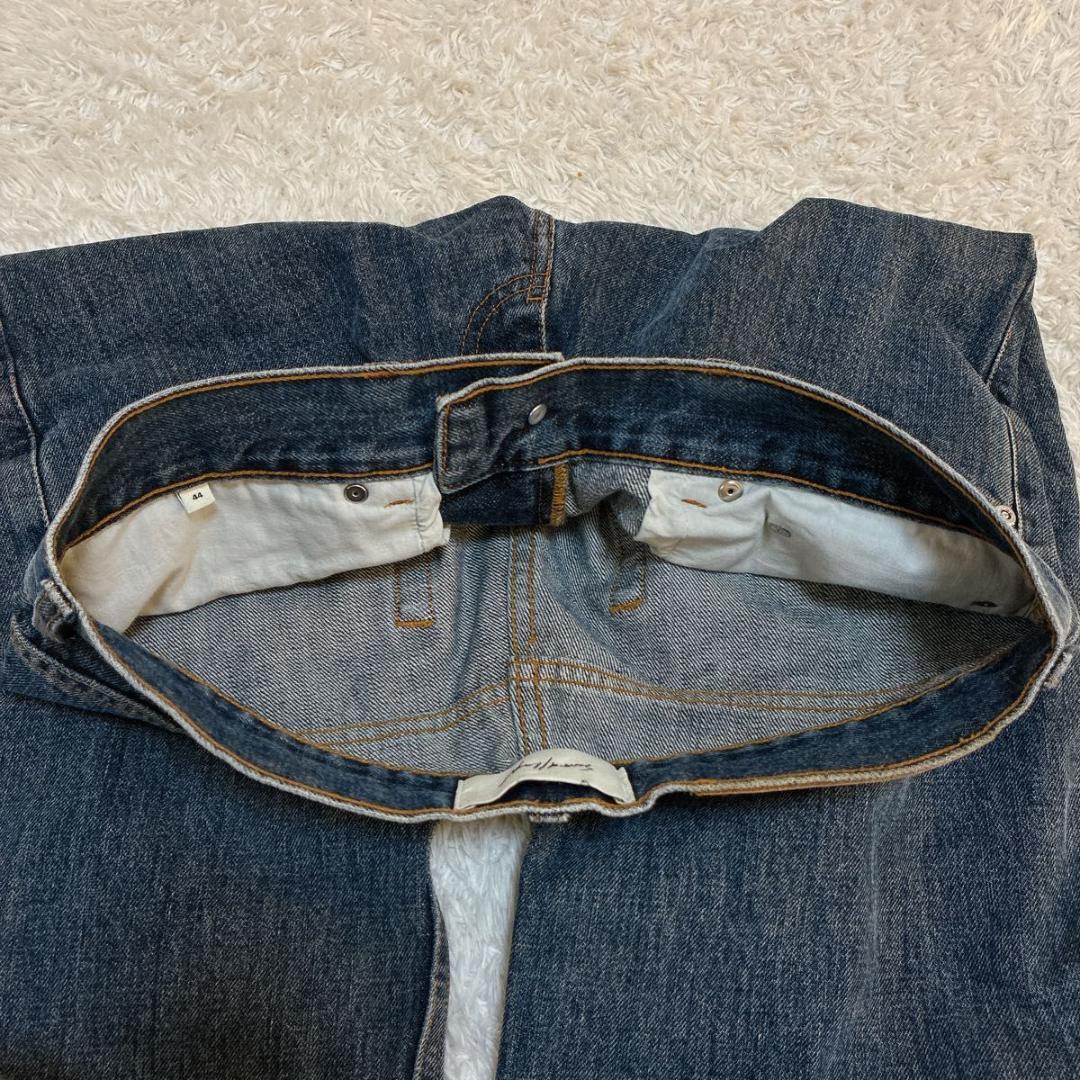 【良品】セカンドレイヤー　デニムパンツ　インディゴブルー　サイズ44