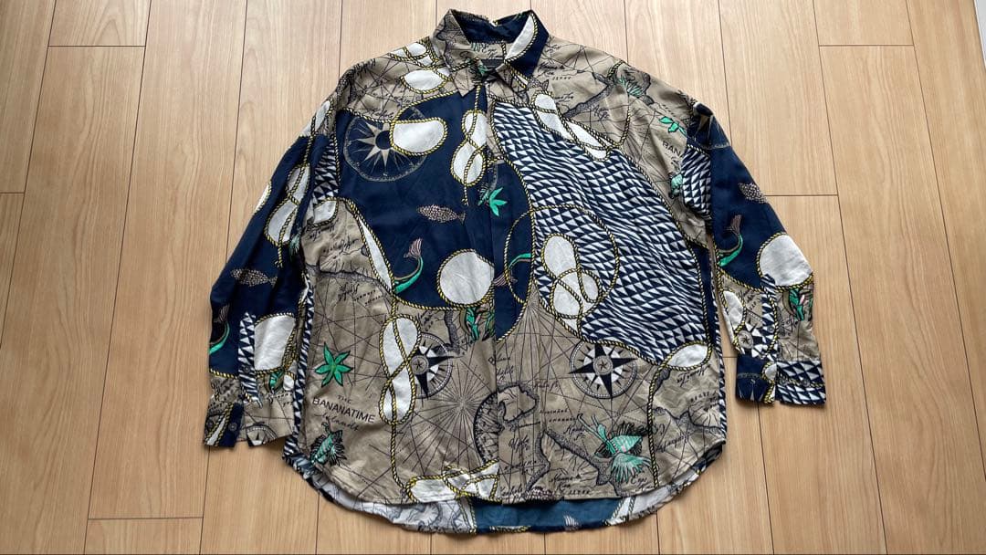 BANANATIME 長袖シャツ Sサイズ マルチカラー