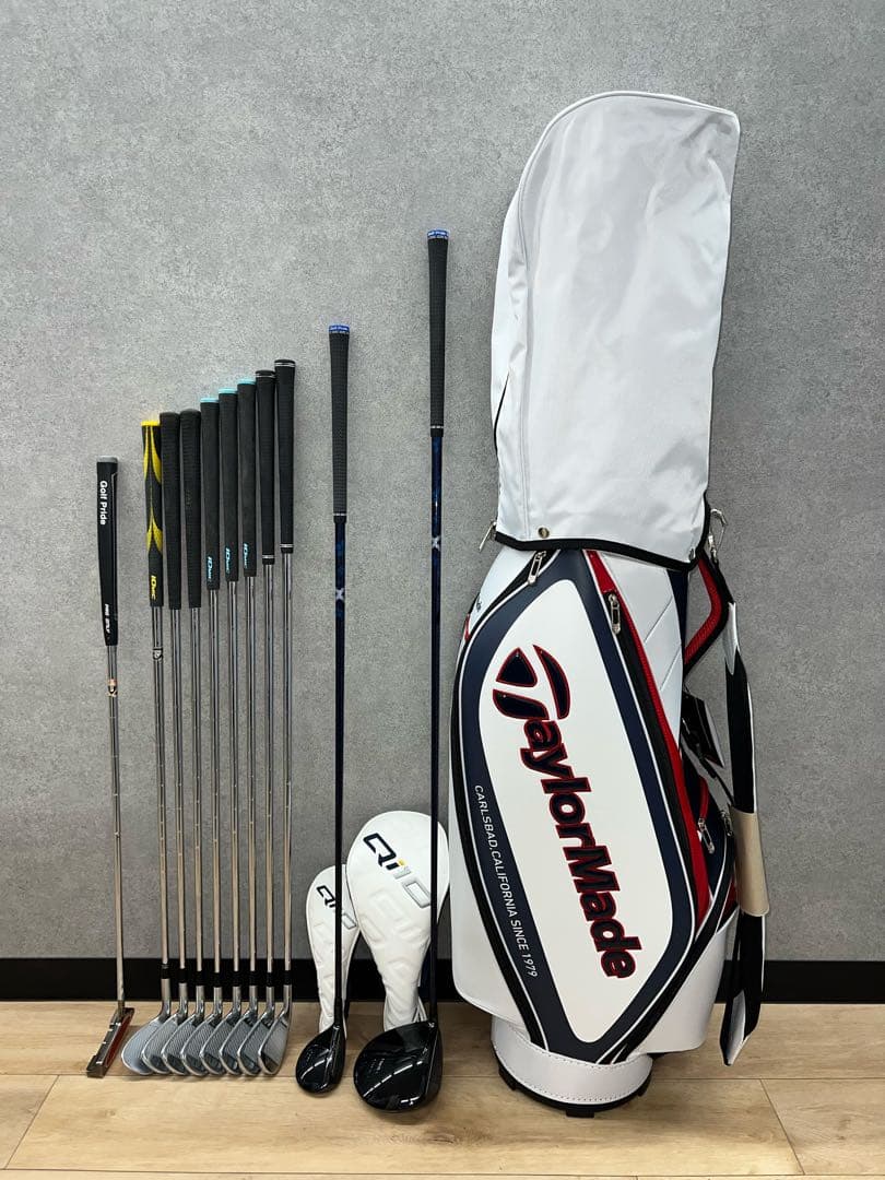 ゴルフクラブ メンズ セット テーラーメイド Qi10 MAX 初心者 中古