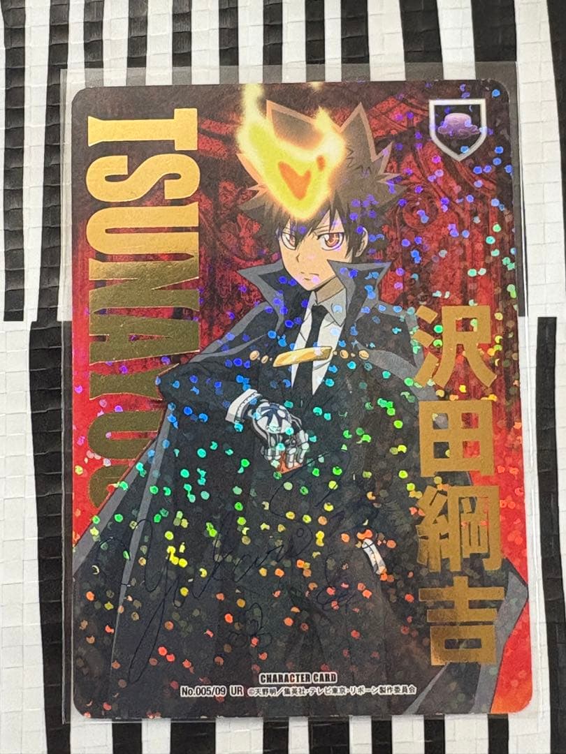 REBORN CCG 第9弾 UR サイン入り 沢田綱吉 リボーン