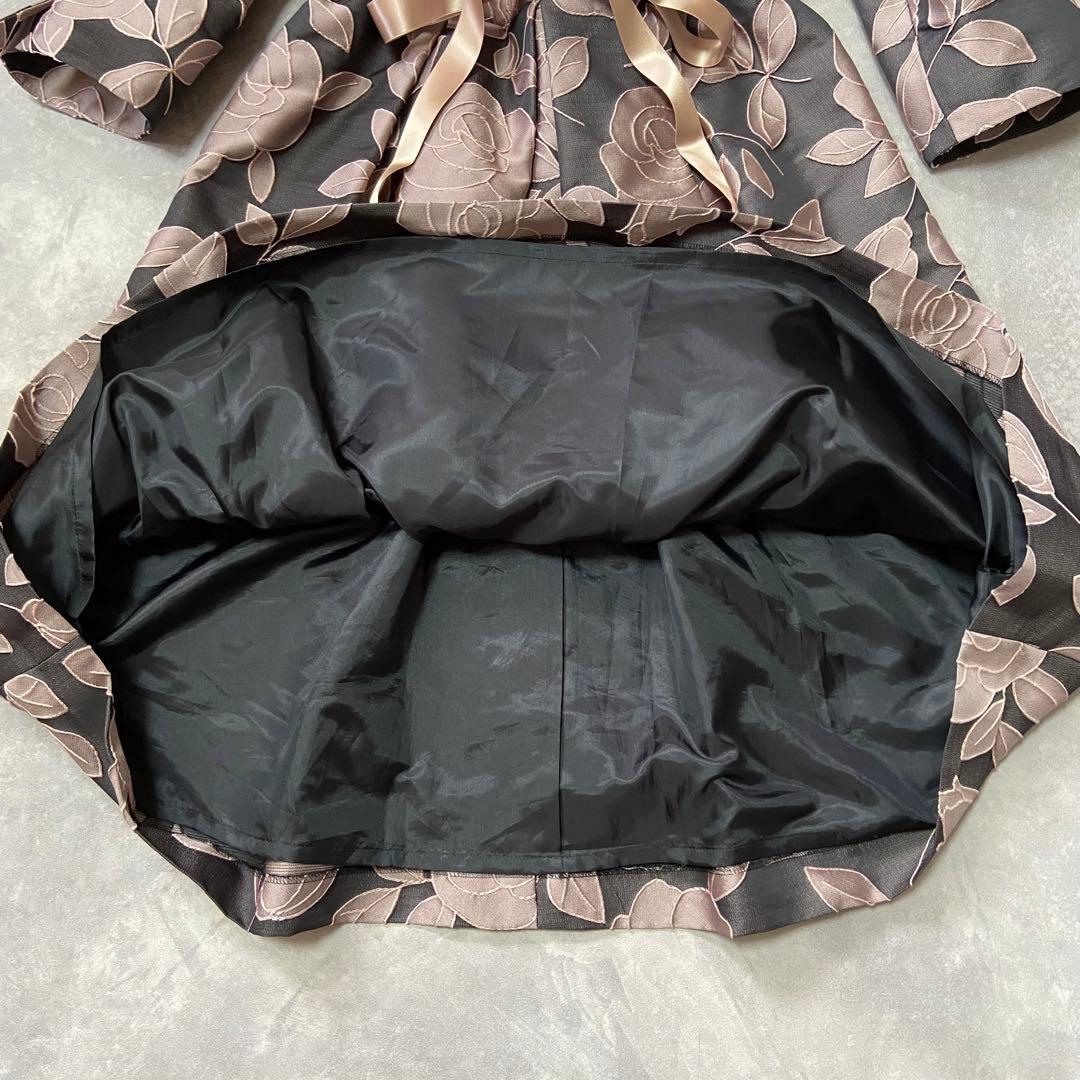 エムズグレイシー シャンブレージャガードローズワンピース 2023AW