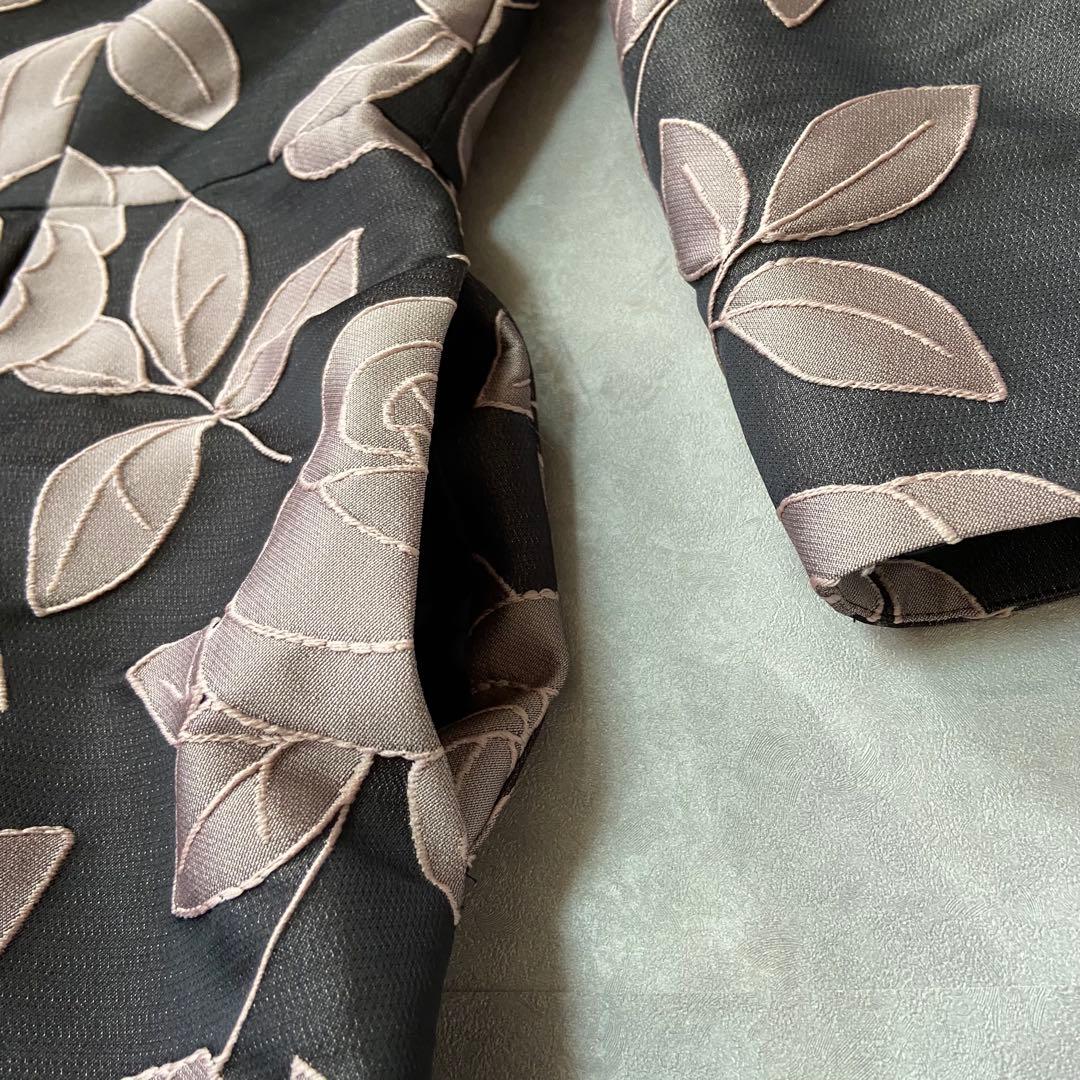 エムズグレイシー シャンブレージャガードローズワンピース 2023AW