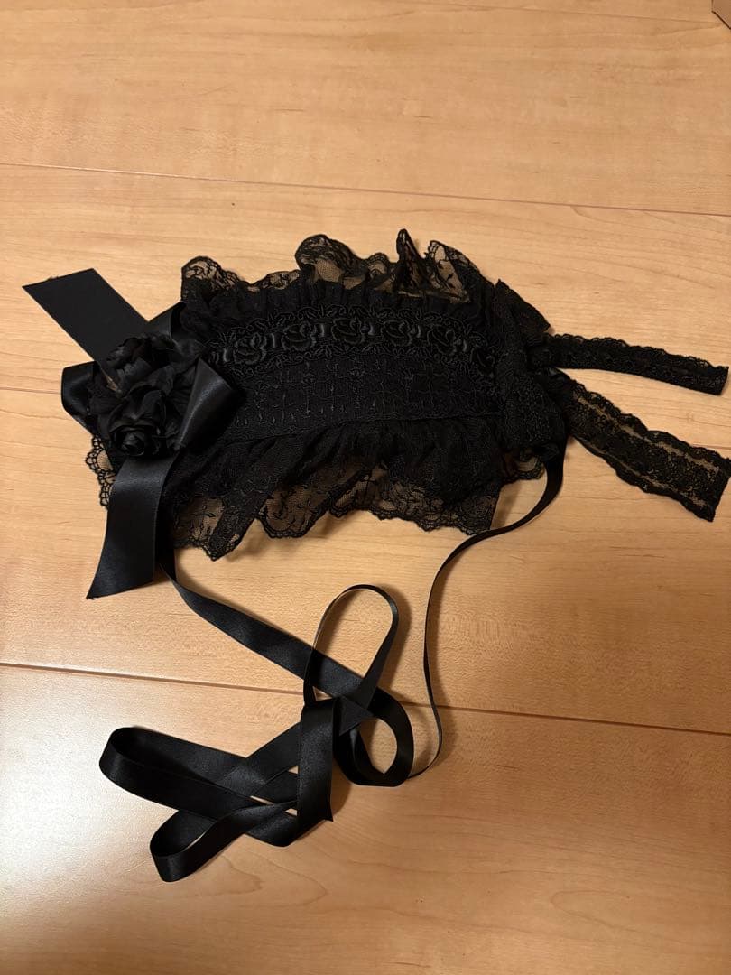 モワメームモワティエ　黒ヘッドドレス