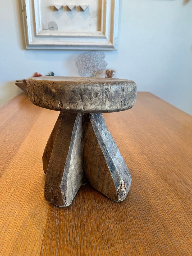 【JL】 セヌフォスツール トンガ族スツール アフリカスツール