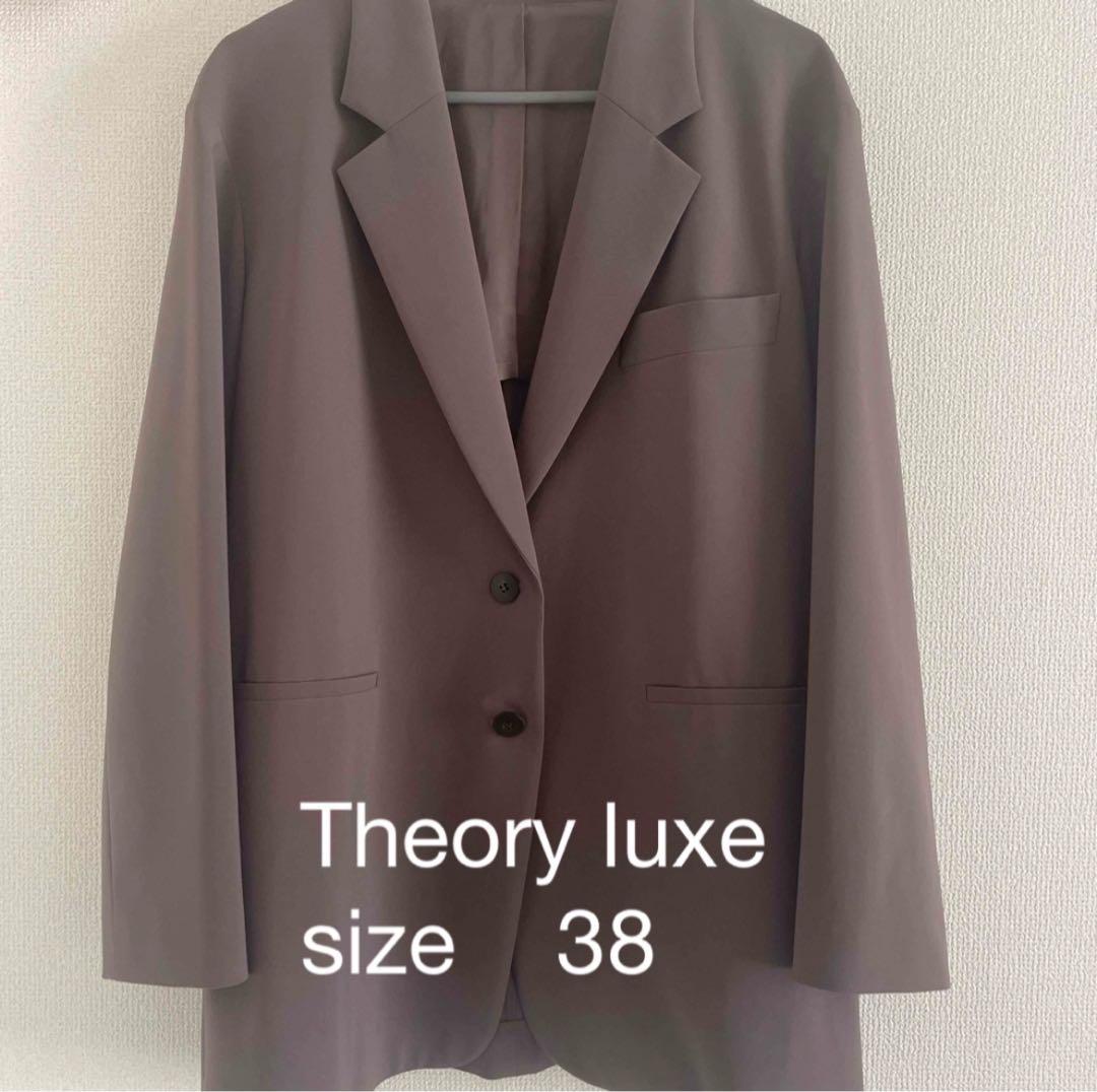 美品Theory luxe 38 テーラードジャケット ブラウン系