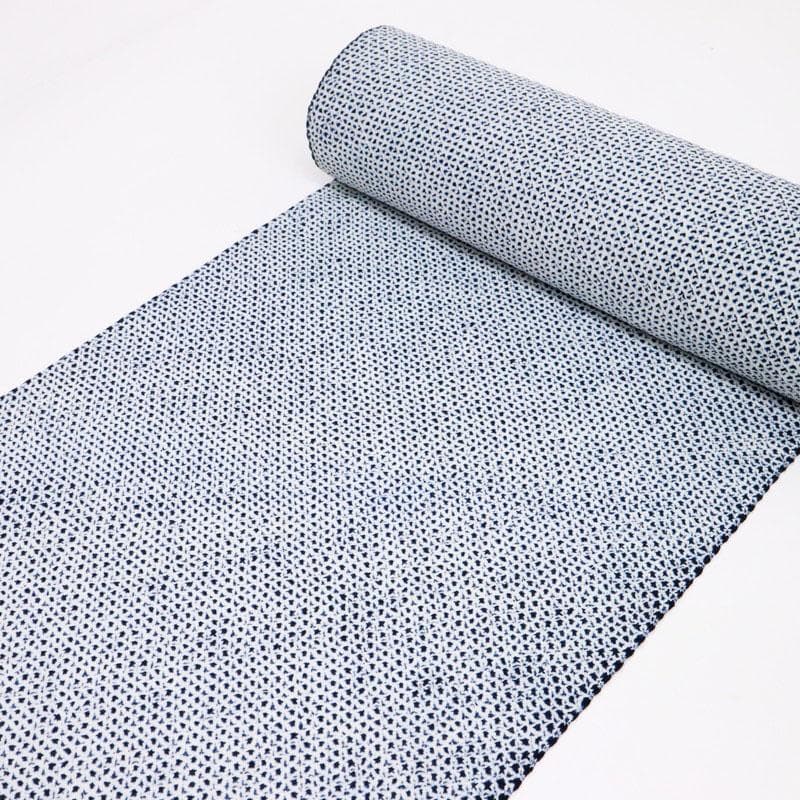 《有松しぼり浴衣◆反物■三浦絞■キングサイズ◆紺■木綿◆夏着物■反25-156》