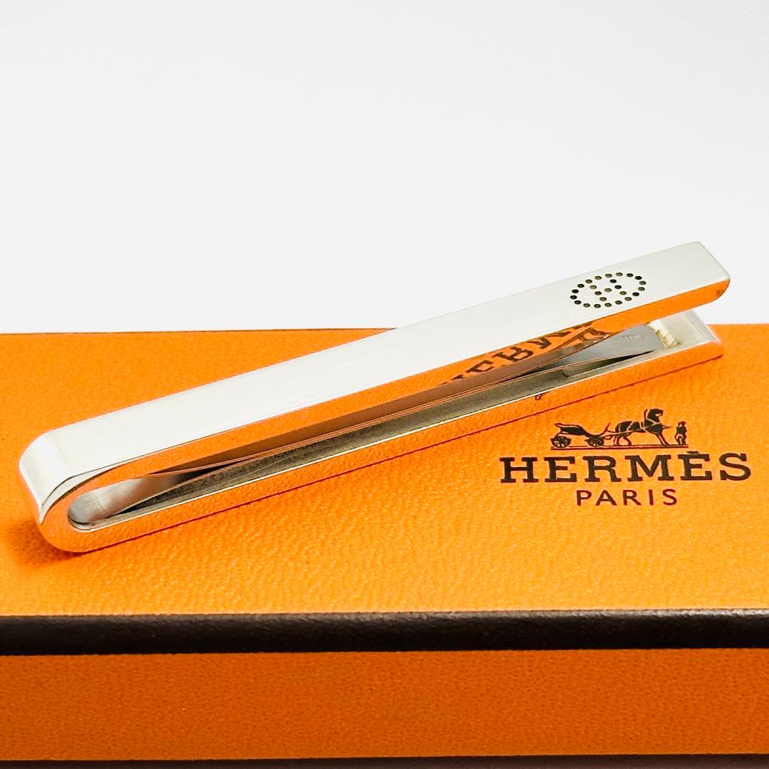 美品　HERMES　エヴリン　ネクタイピン　Ag925　シルバー