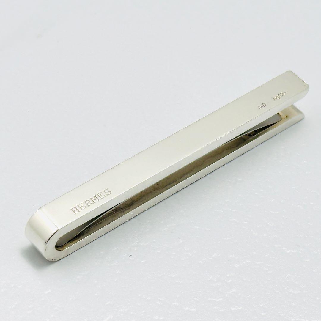 美品　HERMES　エヴリン　ネクタイピン　Ag925　シルバー