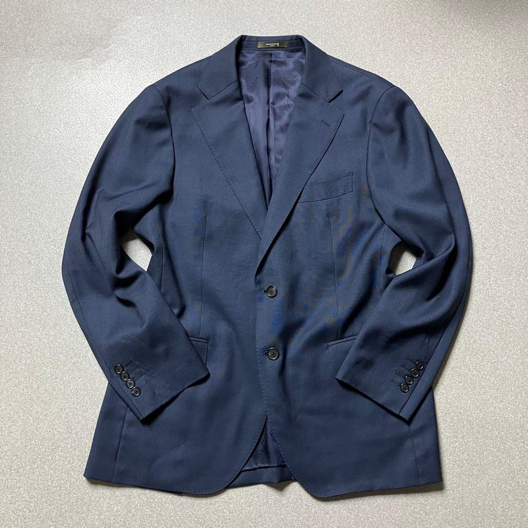 【L相当 ネイビー】マッキントッシュ スーツセットアップ ウール100%