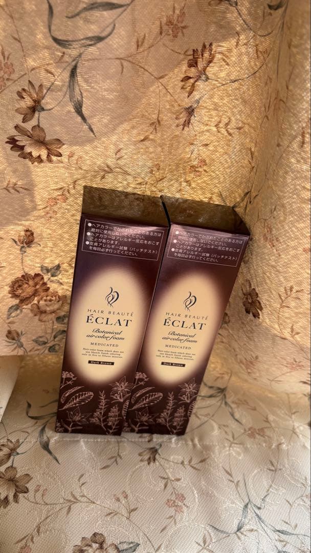 ヘアボーテエクラボタニカルエアカラーフォームEX ダークブラウン 150g 泡