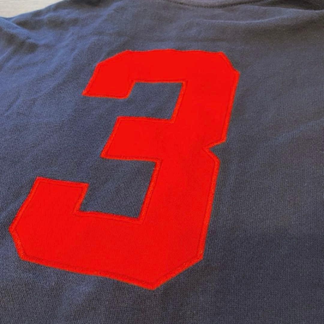 ラルフローレン ジップパーカー ビッグポニー ネイビー Y2K 星条旗