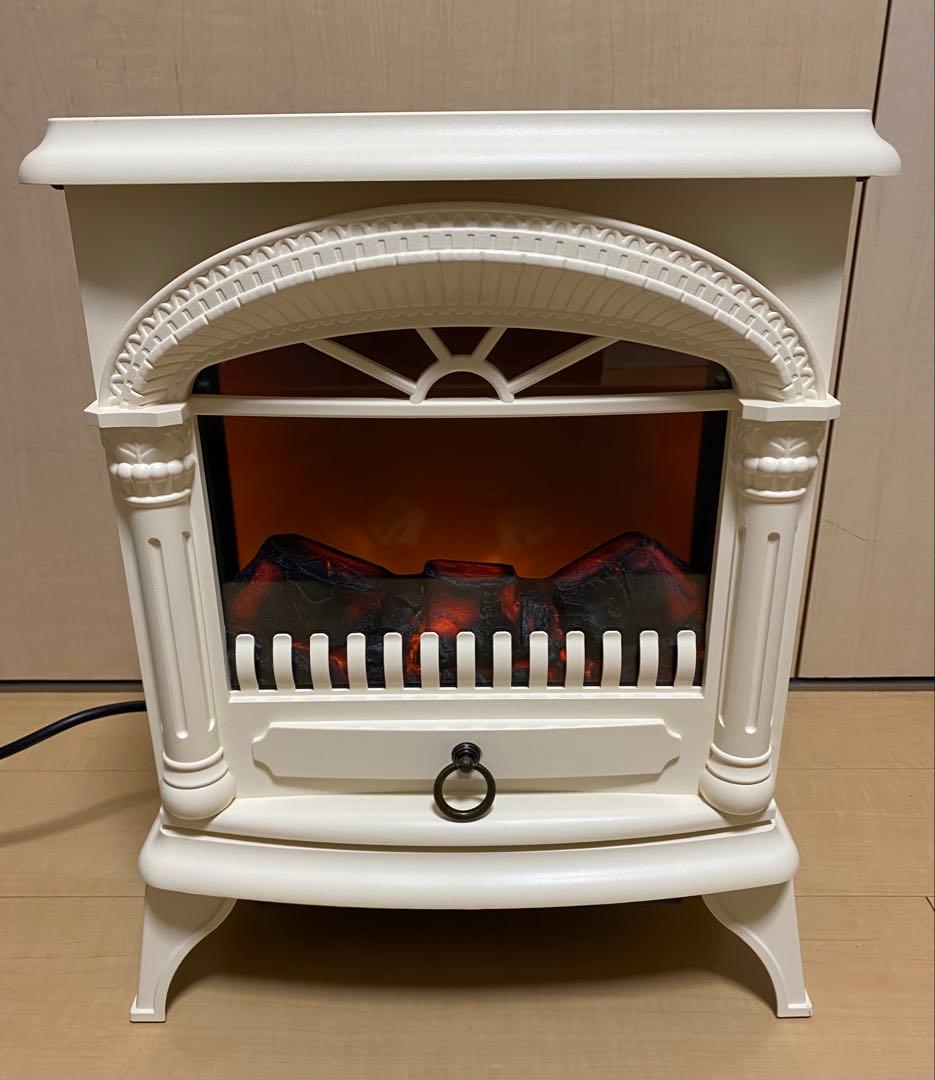 【作動確認済み】　ニトリ　クラシック デザイン 暖炉型ファンヒーター IQ IV