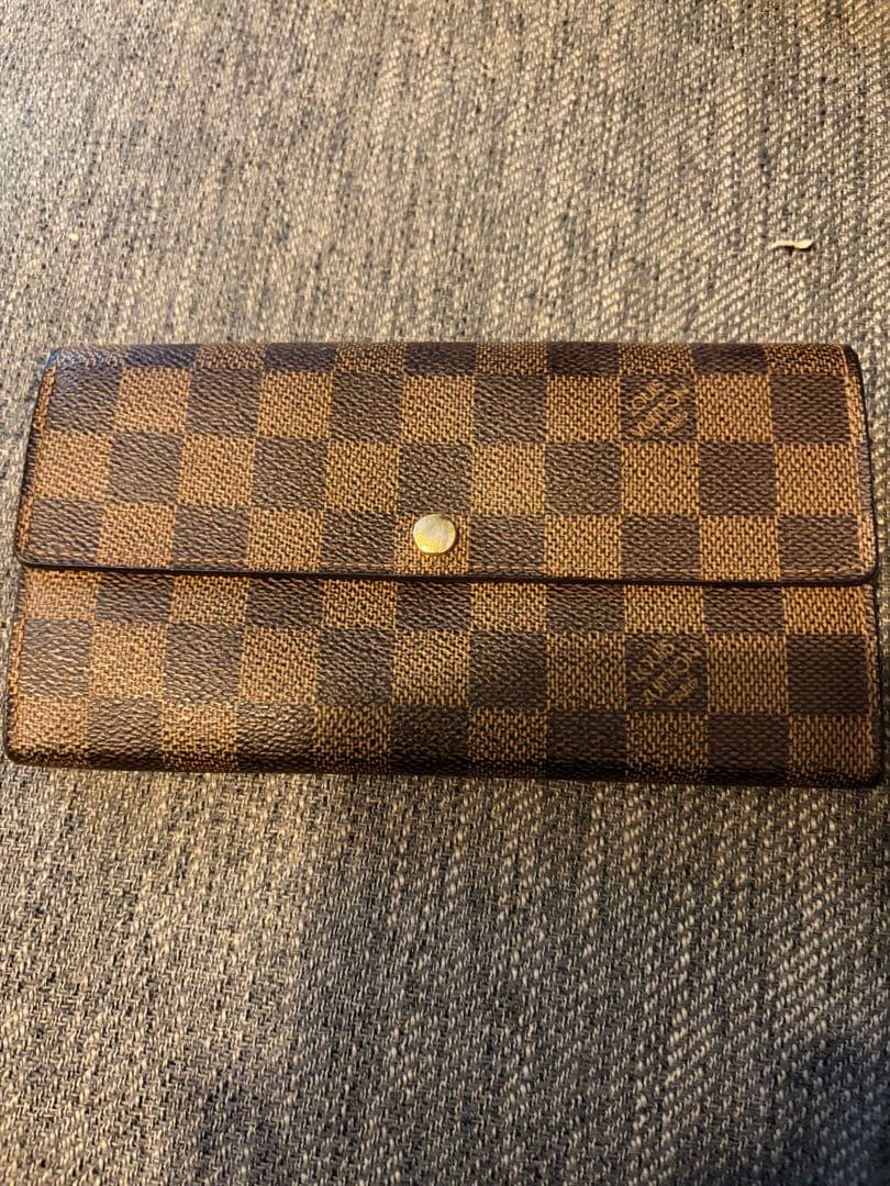 ヴィトン　長財布　ダミエ　VUITTON ポルトフォイユサラ