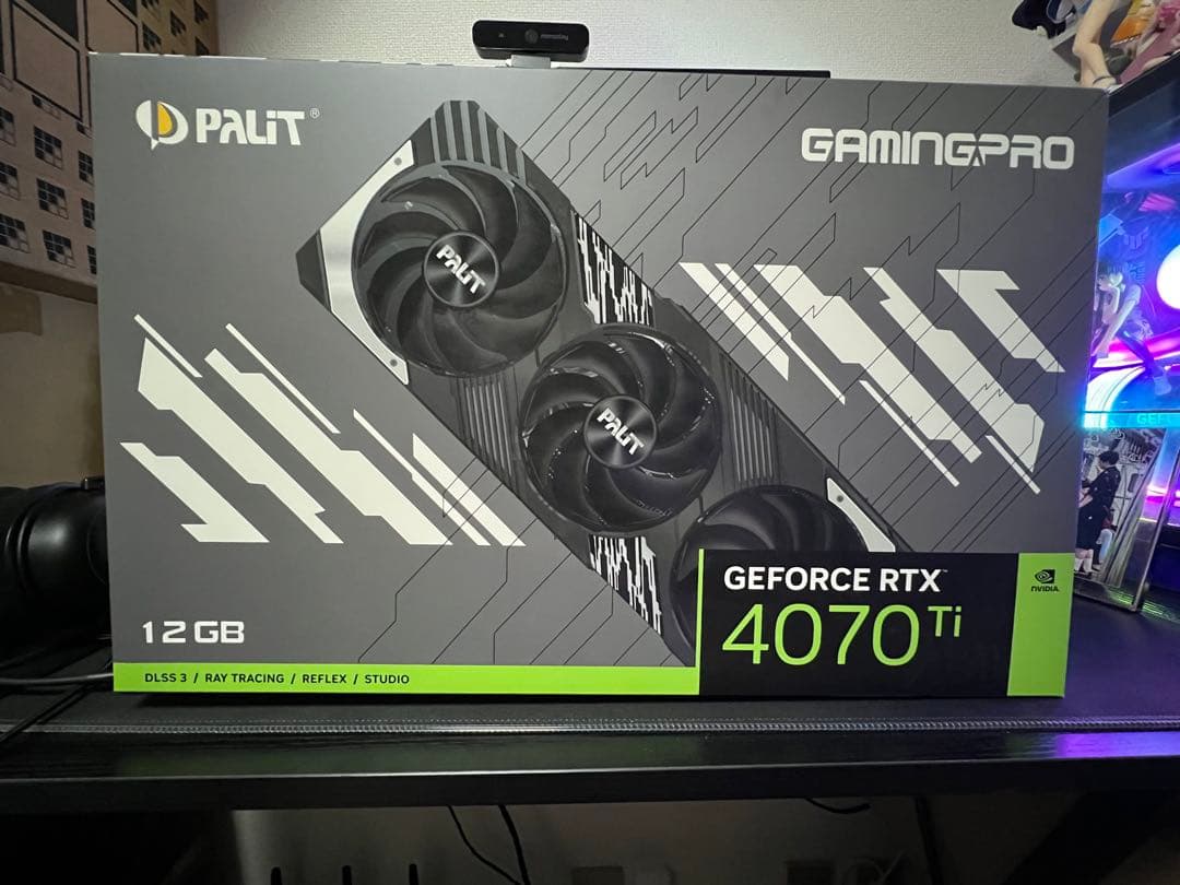 グラフィックボード・グラボ・ビデオカード PALIT GEFORCE RTX 4070 Ti 12GB