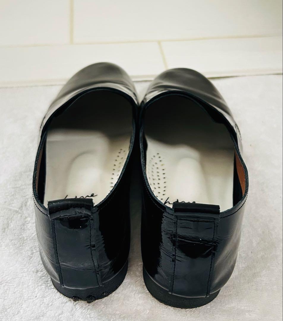 りんごりんご！OUR Emi ランブルダンス レザー スリッポン