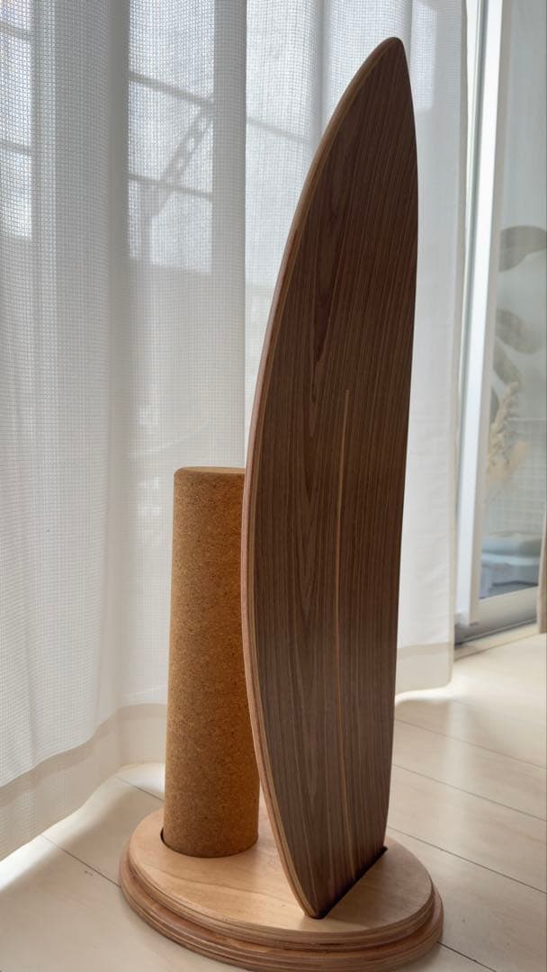 木製サーフボード型バランスボード