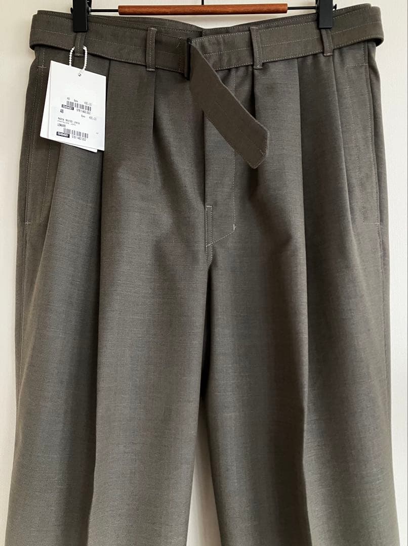 n*様 LEMAIRE LOOSE PLEATED PANTS 48 タグ付き