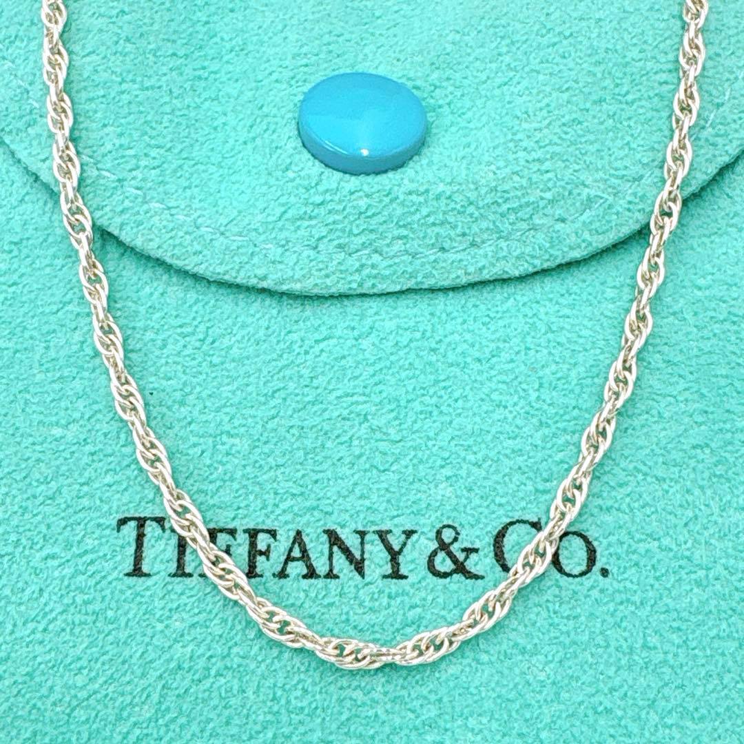 極美品 ティファニー ツイスト スクリュー チェーン ネックレス シルバー925